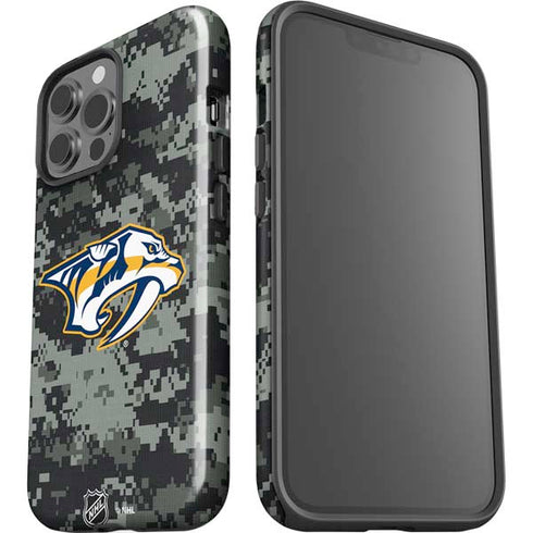NHL Nashville Predators Camo iPhone 15 Pro Max Impact Case