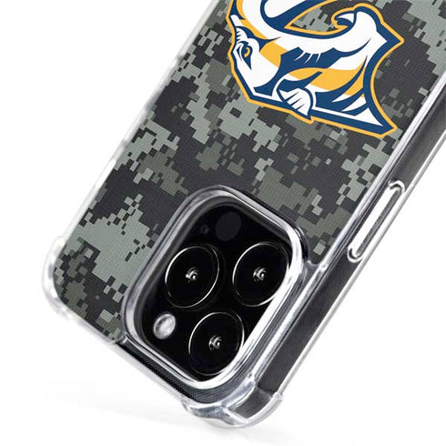 NHL Nashville Predators Camo iPhone 15 Pro Max MagSafe Case