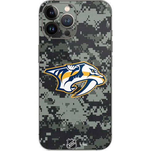 NHL Nashville Predators Camo iPhone 14 Pro Max Skin