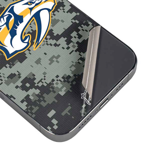 NHL Nashville Predators Camo iPhone 14 Pro Max Skin