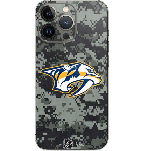 NHL Nashville Predators Camo iPhone 14 Pro Skin