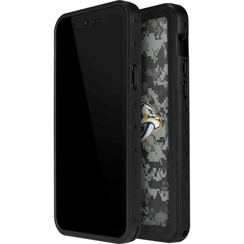 NHL Nashville Predators Camo iPhone 15 Plus Waterproof Case