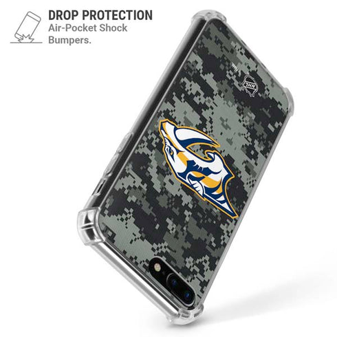 NHL Nashville Predators Camo iPhone 7/8 Plus Clear Case
