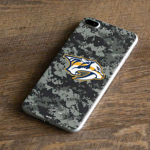 NHL Nashville Predators Camo iPhone 8 Plus Skin