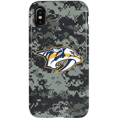 NHL Nashville Predators Camo iPhone X Pro Case