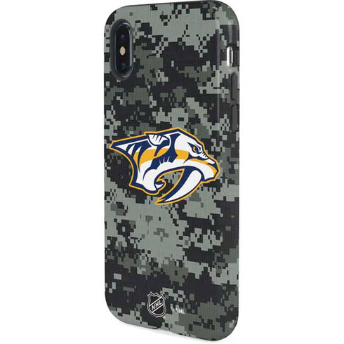 NHL Nashville Predators Camo iPhone X Pro Case