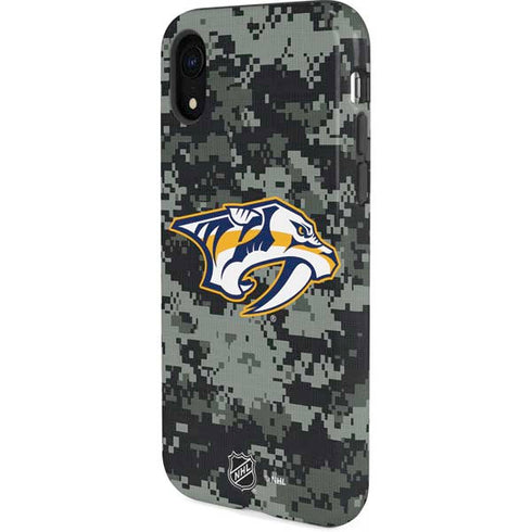 NHL Nashville Predators Camo iPhone XR Pro Case