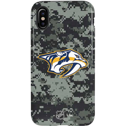 NHL Nashville Predators Camo iPhone XS Pro Case