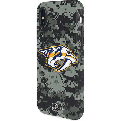 NHL Nashville Predators Camo iPhone XS Pro Case