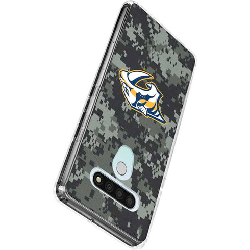 NHL Nashville Predators Camo LG Stylo 6 Clear Case