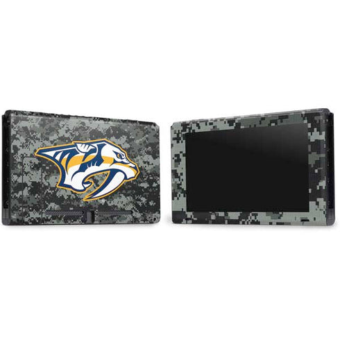 NHL Nashville Predators Camo Nintendo Switch Bundle Skin