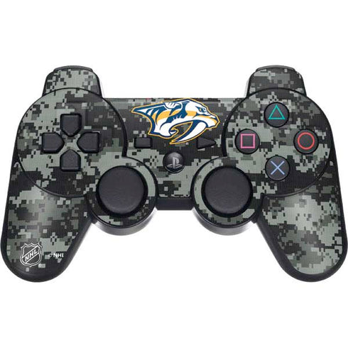 NHL Nashville Predators Camo PS3 Dual Shock wireless controller Skin