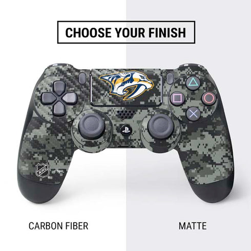 NHL Nashville Predators Camo PS4 Controller Skin