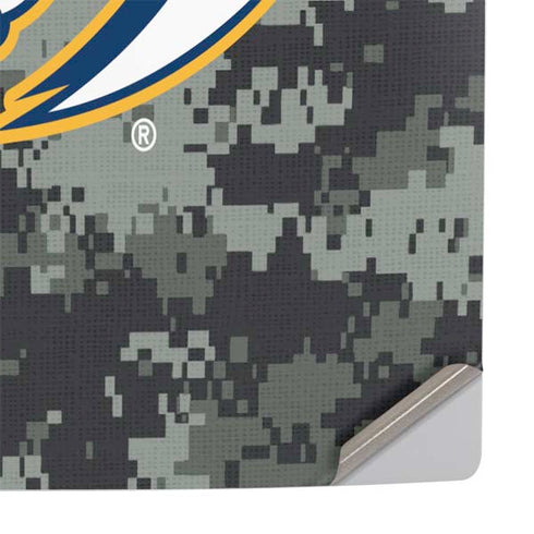 NHL Nashville Predators Camo PS5 Console Skin