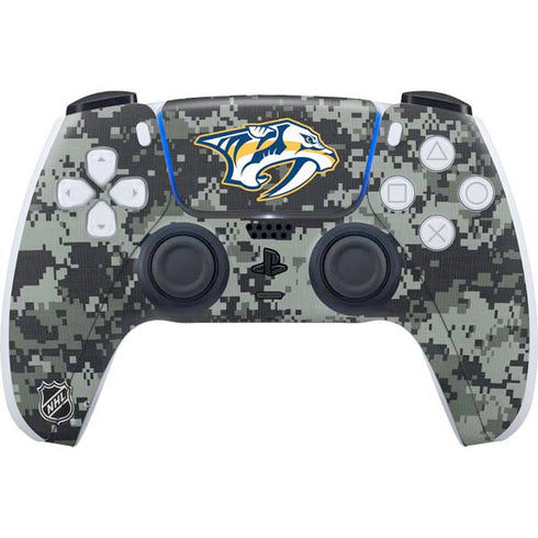 NHL Nashville Predators Camo PS5 Controller Skin