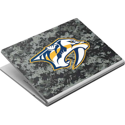 NHL Nashville Predators Camo Surface Book Skin