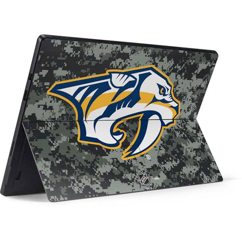 NHL Nashville Predators Camo Surface Pro 7 Skin