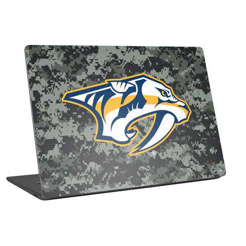 NHL Nashville Predators Camo Universal Laptop 15in (12.2 x 8.8in) Skin