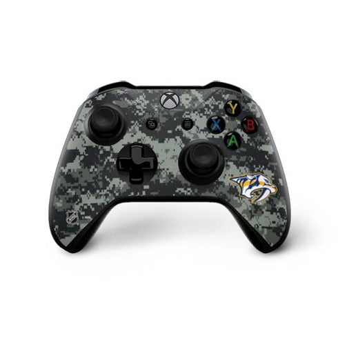 NHL Nashville Predators Camo Xbox One X Controller Skin