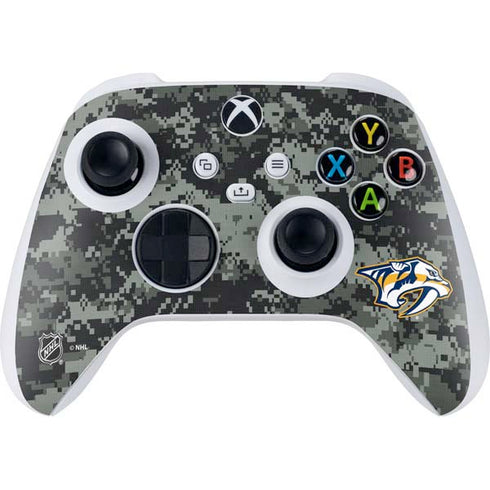 NHL Nashville Predators Camo Xbox Series S Controller Skin