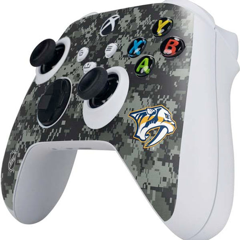 NHL Nashville Predators Camo Xbox Series S Controller Skin
