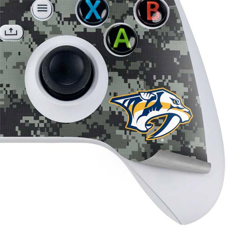 NHL Nashville Predators Camo Xbox Series S Controller Skin