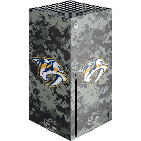 NHL Nashville Predators Camo Xbox Series X Console Skin