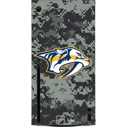NHL Nashville Predators Camo Xbox Series X Console Skin