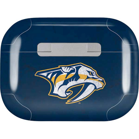 NHL Nashville Predators Distressed AirPods Pro 2nd Gen Skin