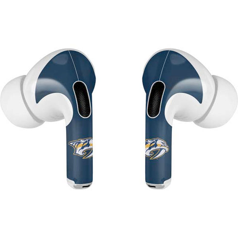 NHL Nashville Predators Distressed AirPods Pro 2nd Gen Skin