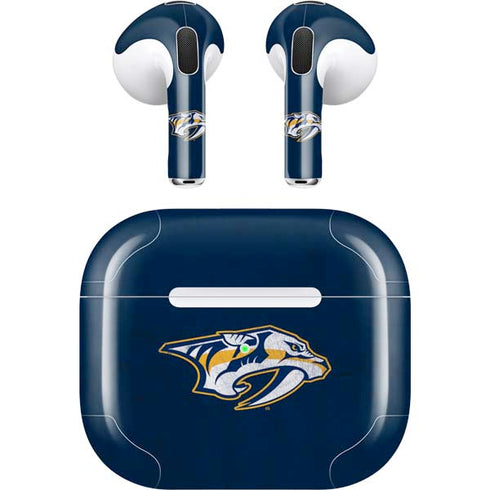 NHL Nashville Predators Distressed Apple AirPods (3rd Gen 2021) Skin