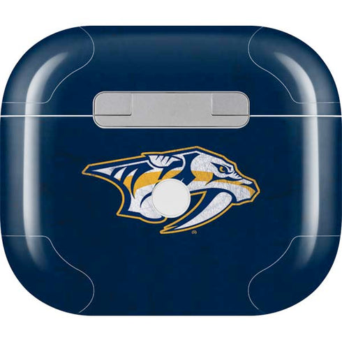 NHL Nashville Predators Distressed Apple AirPods (3rd Gen 2021) Skin