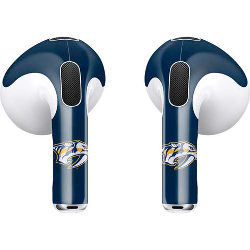 NHL Nashville Predators Distressed Apple AirPods (3rd Gen 2021) Skin