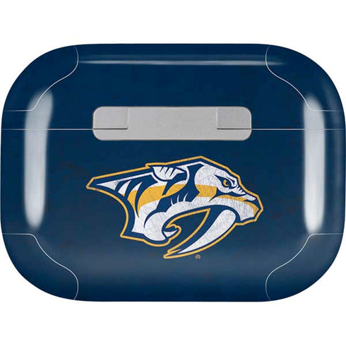 NHL Nashville Predators Distressed Apple AirPods Pro Skin