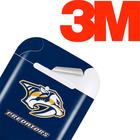 NHL Nashville Predators Distressed Apple AirPods Skin