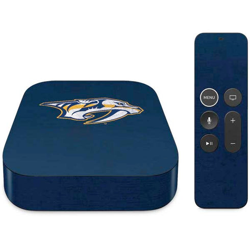 NHL Nashville Predators Distressed Apple TV Skin