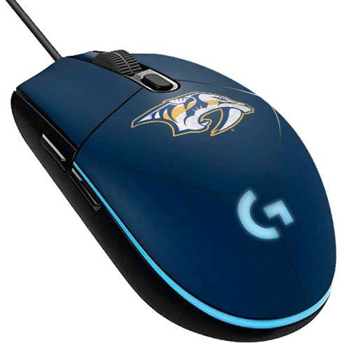 NHL Nashville Predators Distressed G203 Prodigy RGB Wired Gaming Mouse Skin