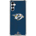 NHL Nashville Predators Distressed Galaxy A14 5G Clear Case