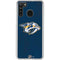 NHL Nashville Predators Distressed Galaxy A21 Clear Case