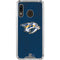 NHL Nashville Predators Distressed Galaxy A30 Clear Case