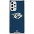 NHL Nashville Predators Distressed Galaxy A33 5G Clear Case