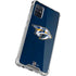 NHL Nashville Predators Distressed Galaxy A71 5G Clear Case