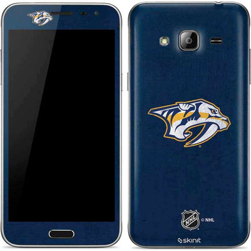 NHL Nashville Predators Distressed Galaxy J3 Skin