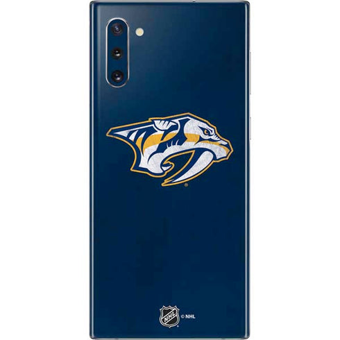 NHL Nashville Predators Distressed Galaxy Note 10 Skin