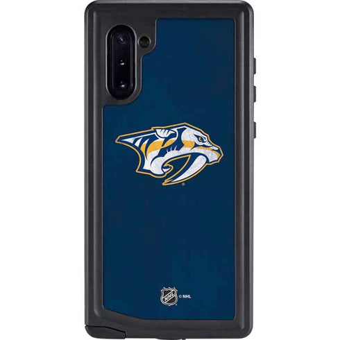 NHL Nashville Predators Distressed Galaxy Note 10 Waterproof Case