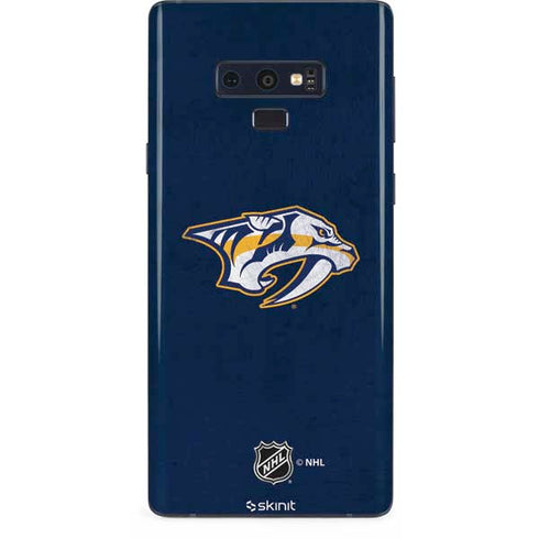 NHL Nashville Predators Distressed Galaxy Note 9 Skin