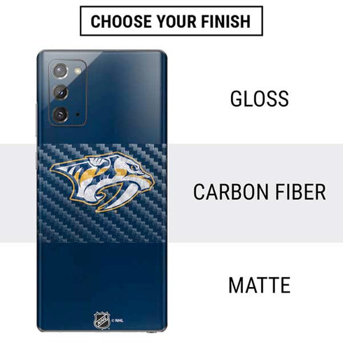 NHL Nashville Predators Distressed Galaxy Note20 5G Skin