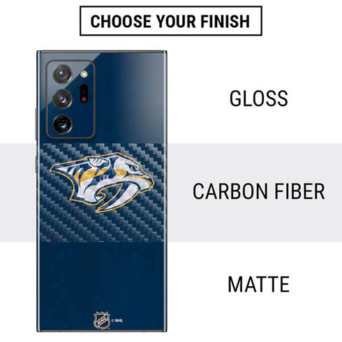 NHL Nashville Predators Distressed Galaxy Note20 Ultra 5G Skin
