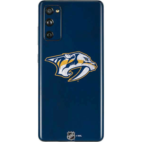 NHL Nashville Predators Distressed Galaxy S20 Fan Edition Skin