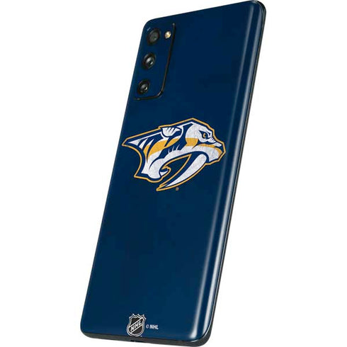 NHL Nashville Predators Distressed Galaxy S20 Fan Edition Skin
